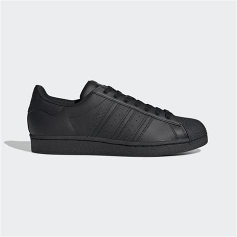 adidas superstars all black